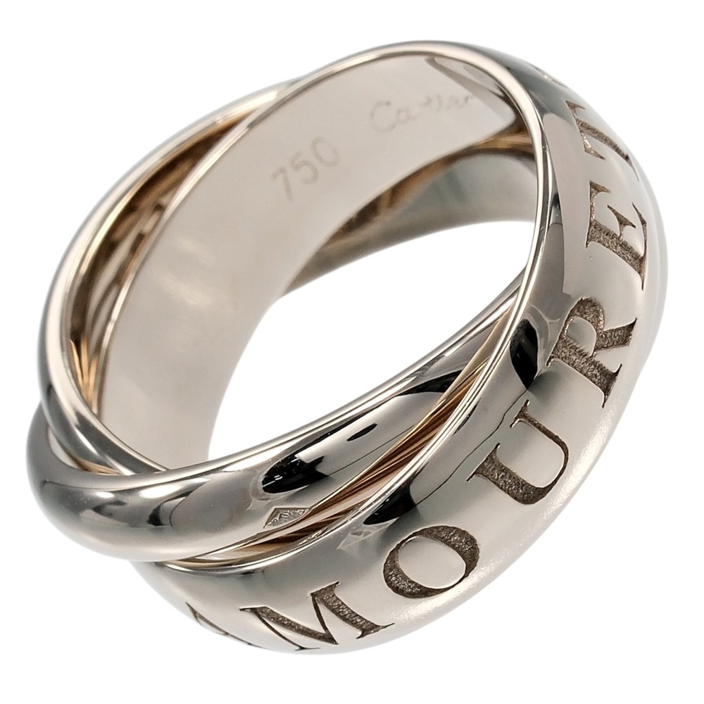 CARTIER 18k Silver Trinity Ring